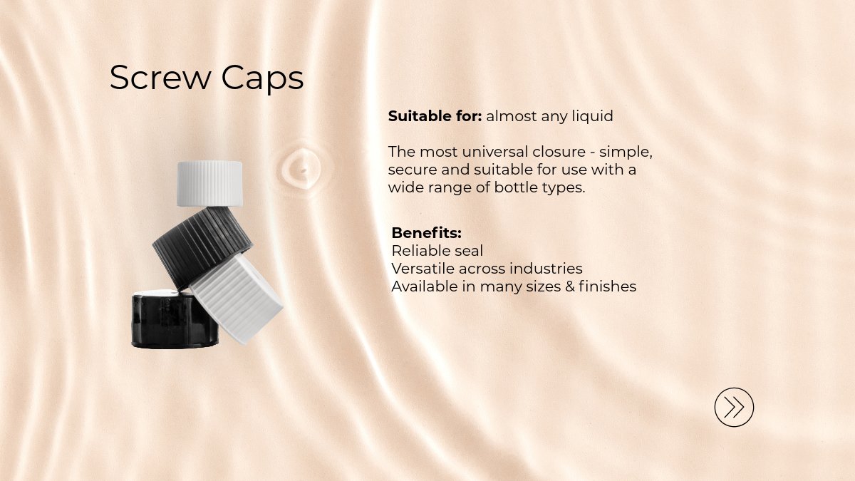 CambrianPack's tweet photo. The cap you choose matters. It affects flow, usability and how customers experience your product. Swipe to compare disc tops, flip tops, push pulls + screw caps - and see which suits your formula. Get FREE samples to test before you commit. https://t.co/JHxxCRtbGz