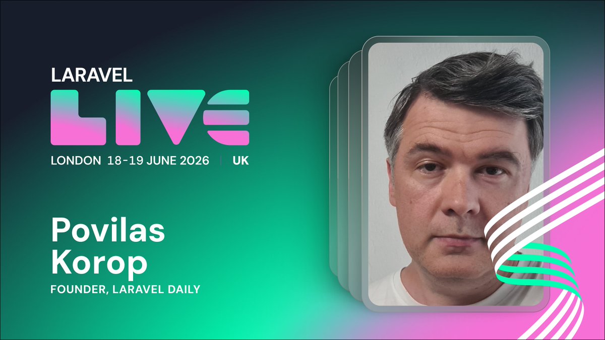Laravel Live UK tweet media