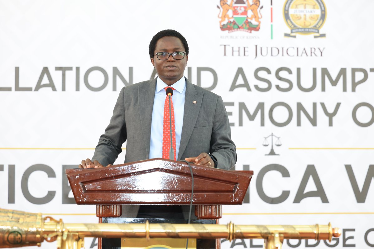 Kenyajudiciary's tweet photo. The Employment and Labour Relations Court is  the defender of social justice which dwells  on issues affecting workers. We have confidence that the incoming Principal Judge shall dispence her duties with distinction- Bruno Otiato on behalf COTU Secretary General, Francis Atwoli https://t.co/rSMhKkRtr3