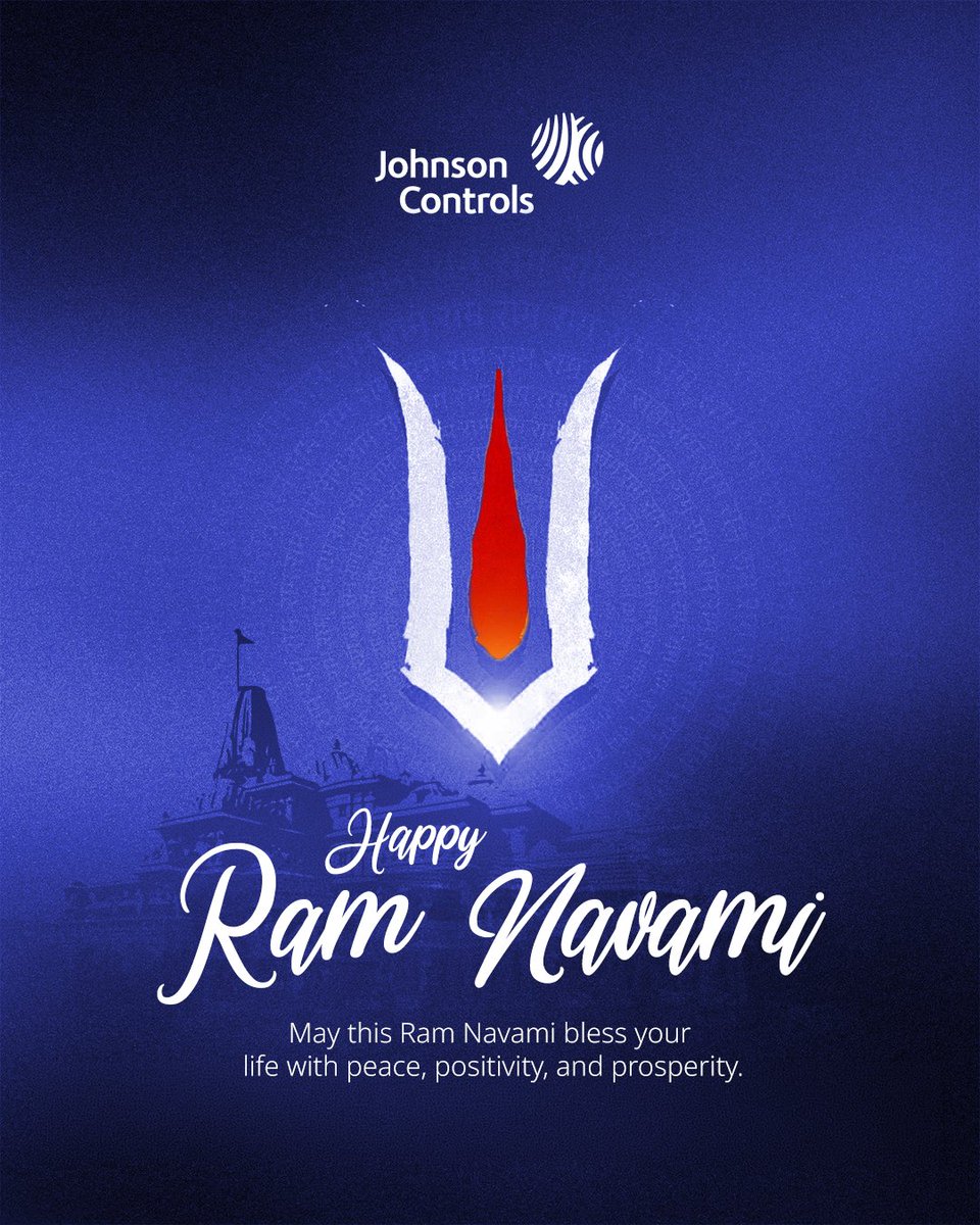 TycoSecurityInd's tweet photo. Ram Navami is a celebration of faith, devotion, and righteousness. Let the divine blessings of Lord Ram inspire hope, courage, and harmony in the days ahead. Wishing you and your loved ones a blessed Ram Navami.

#RamNavami #JohnsonControls #RamNavamiWishes #RamNavami2026 https://t.co/f8RajMg75U