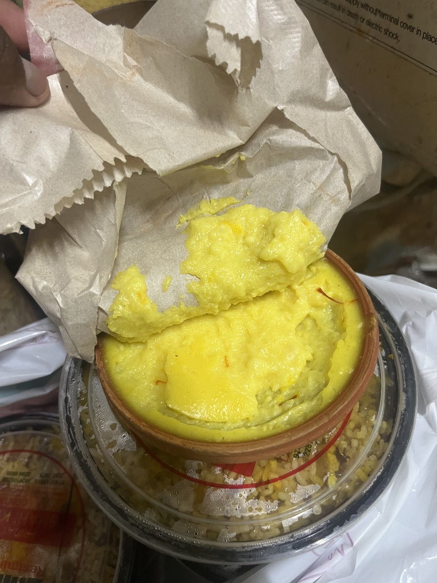 FinProNation's tweet photo. @zomatocare man whats this???? Ordered beef Khichdi, delivered beef biryani. Order firni, delivered spoiled firni! You're just delivered to me like I'm a begger!!!! Now who will eat this? You? https://t.co/8YNyC4VT1p