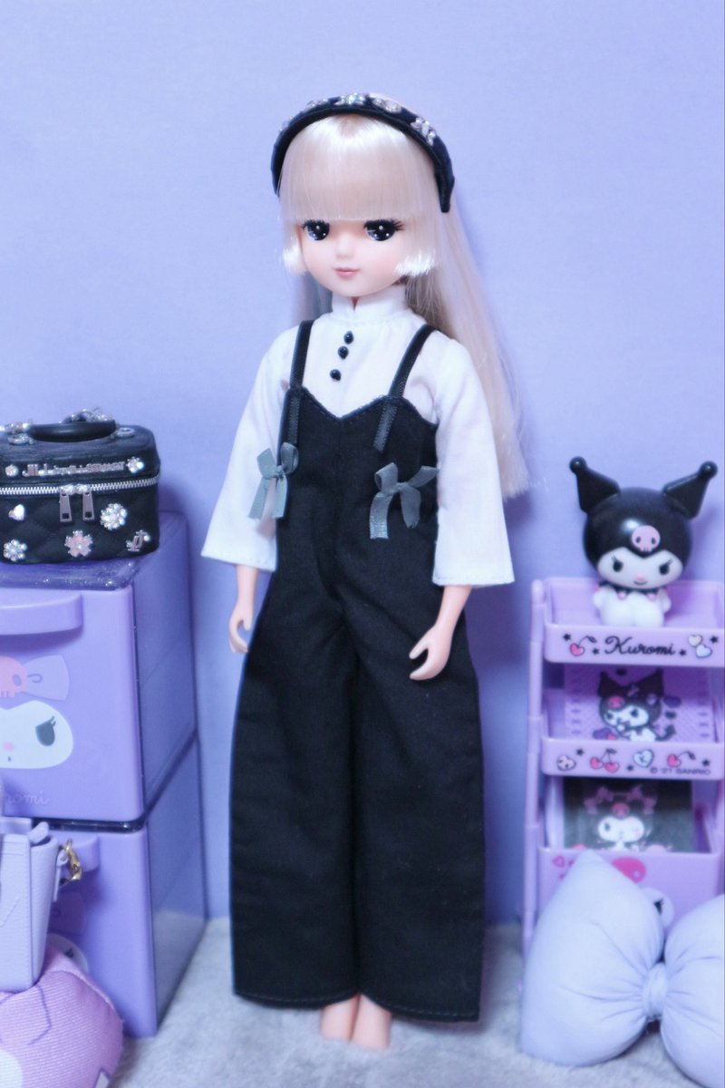 きらちゃん💜

新作のワイドパンツ風ワンピース
大人っぽくて、可愛いです❤︎ ❤︎ ❤︎

#リカちゃんキャッスル