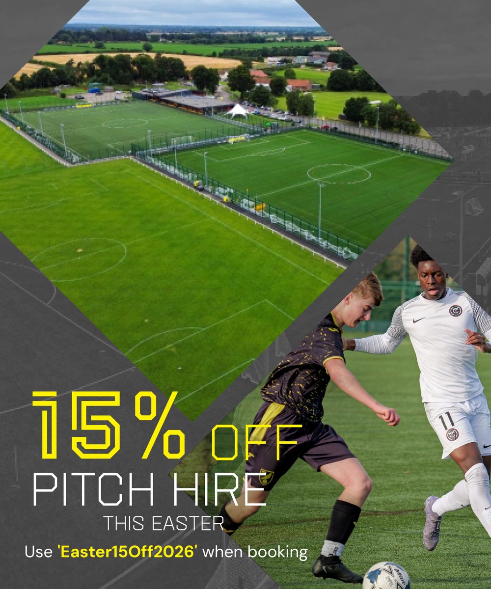 TheNestCSF's tweet photo. Get on the pitch this Easter ⚽️

Use 'Easter15Off2026' for 15% off from Monday 30th March - Friday 10th April.
Book your pitch here 👉 https://t.co/Hd3Jcc2kPW

#pitchhire #football #norwich #footballpitch #footballpitches https://t.co/pZZ4jdPIac