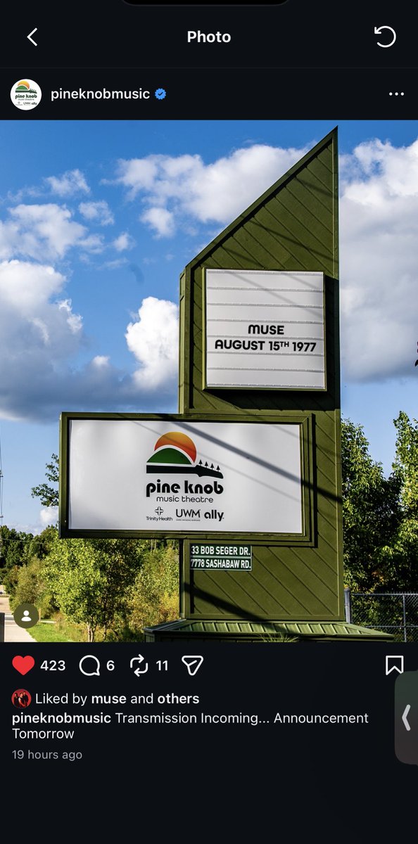 Muse doing an amphitheater tour this year!🤩🙌🏻