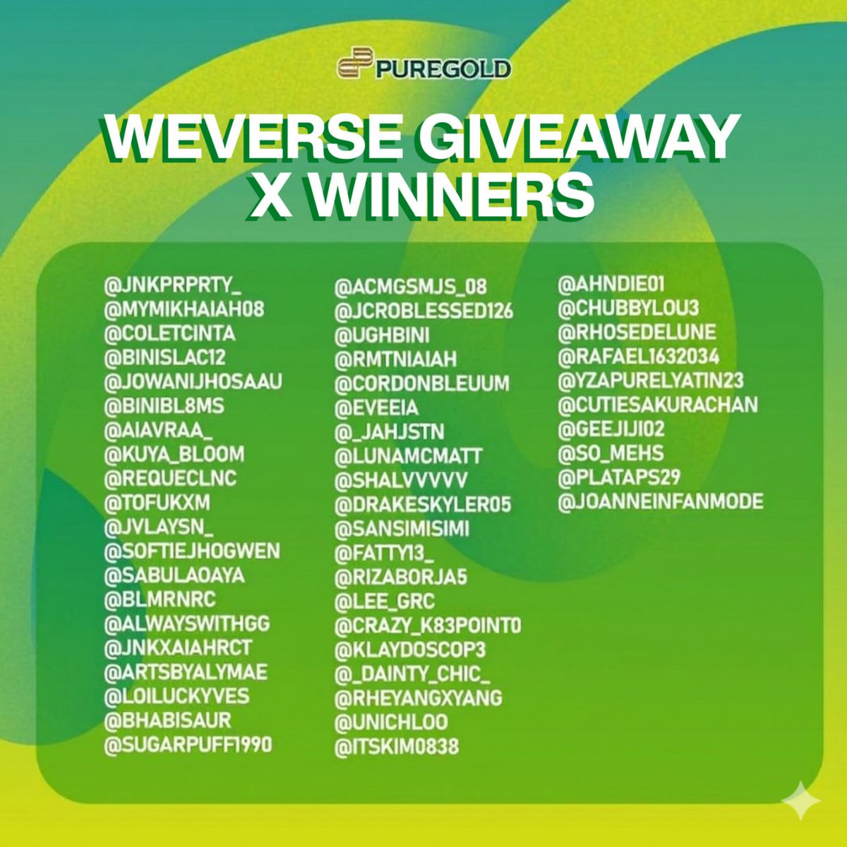 Puregold_PH's tweet image. Winner na naman kayo kay Tita Ninang, BLOOMs and A'Tin! 🤩

Congratulations sa mga nanalo ng BINI and SB19 Puregold Chibi Merch mula sa ating Weverse giveaway sa Facebook at X!

Continue supporting our BINI and SB19 members and join their Weverse Community!

For prize redemption,