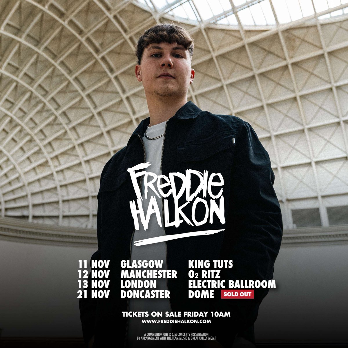 O2RitzManc's tweet image. ON SALE: @freddiehalkon has added an show at #O2RitzManchester on Thur 12 Nov! 🙌

Get yours: amg-venues.com/WBut50Yzxup