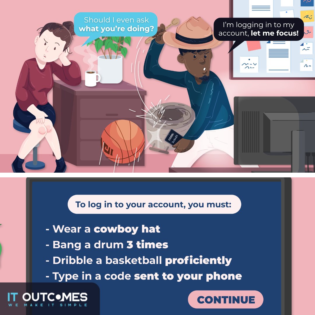 IT_Outcomes's tweet image. MFA shouldn't be a headache. We make securing your business accounts simple, fast, and effective without the unnecessary drama. Get started at itoutcomes.com!

#ITOutcomes #OnlineSafety #BusinessSecurity