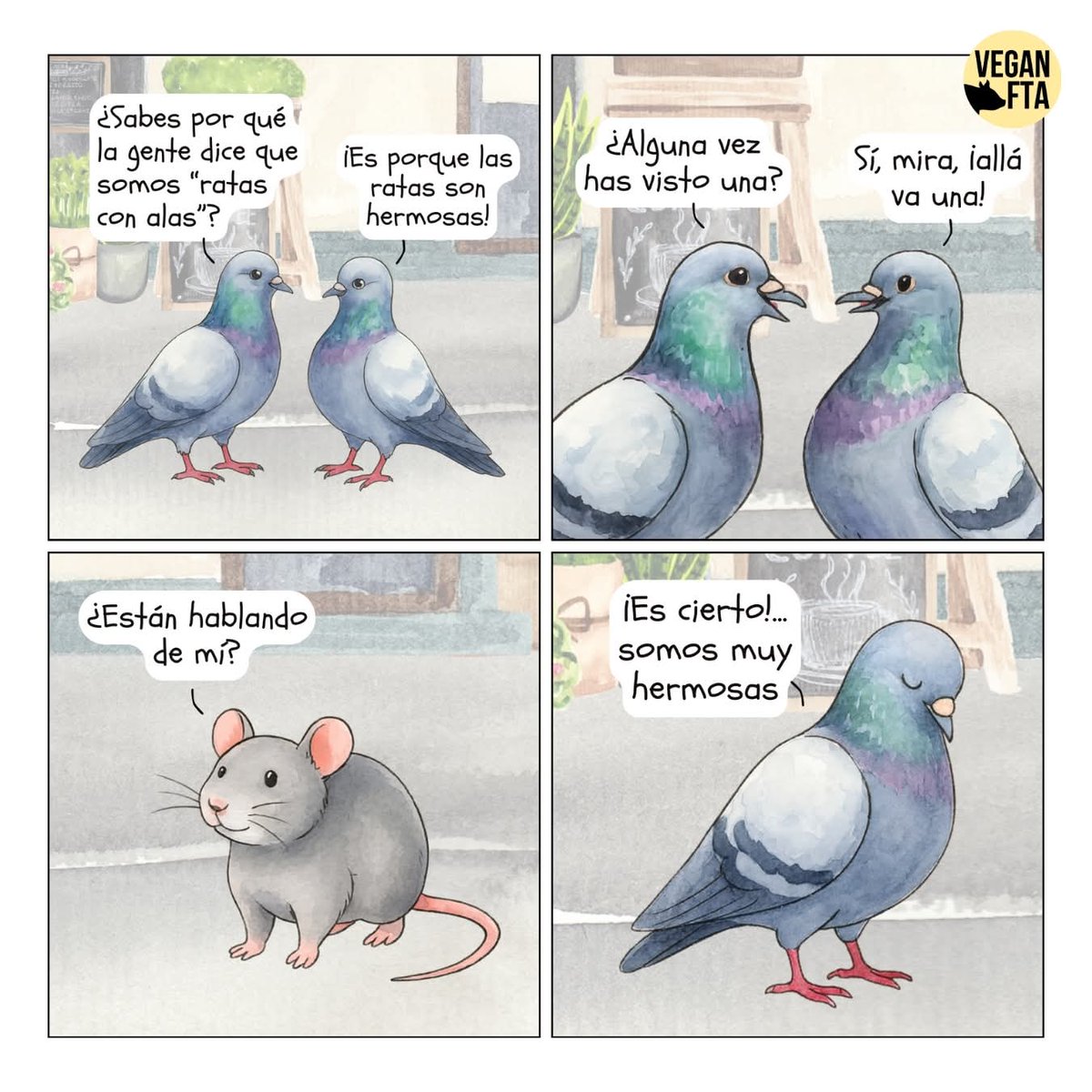 _loruca's tweet photo. #AmigasNOPlaga #PigeonsRescue #Palomas #Empatia #NoSonPlaga🕊️💜 https://t.co/UbFVu3pzVr