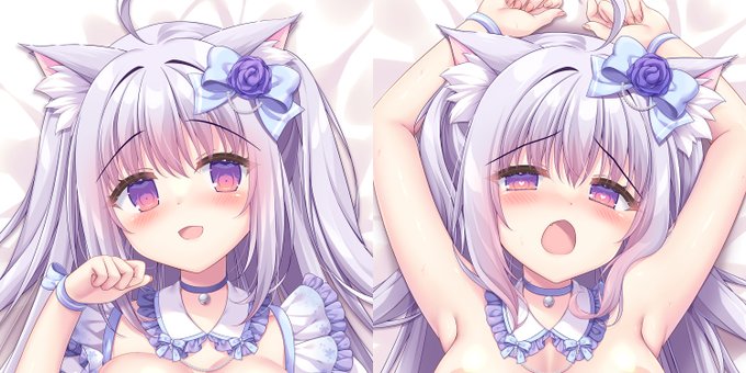 🩵お仕事のお知らせ🩵
小町むすめ様より看板娘の「ミルキー」ちゃんの抱き枕カバーを描かせて頂きました🐱🌟

🤍生地:しろもうふ<白桃> 
🤍SJ、汗有り 線画の太さ均一
🤍2026年5月5日まで

公式ショップやメロン、げっちゅ屋などでご購入できます! 
是非お迎えして頂けると嬉しいです 