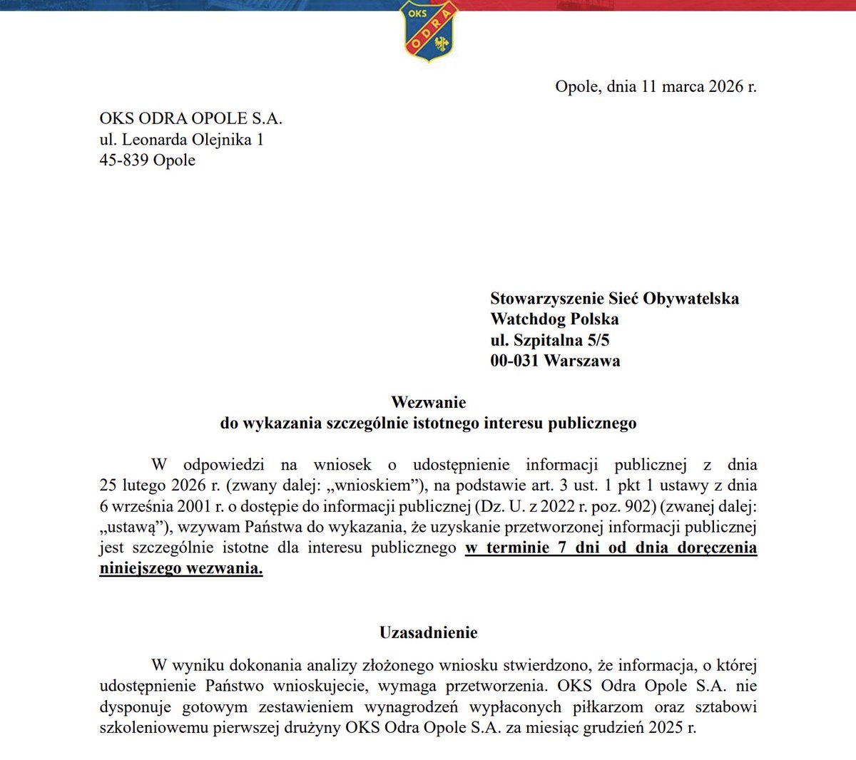 Watchdog Polska tweet media