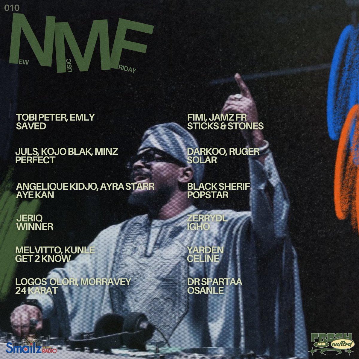 unfltrdnetwork's tweet photo. NEW MUSIC FRIDAY FEATURING TOBI PETER, EMLY, JAMZ FR, FIMI, JULS, DR SPARTAA, DARKOO, LOGOS OLORI, MELVITTO, JERIQ, ZERRYDL AND MANY MORE

🔗: https://t.co/dxjRTZVIgN https://t.co/s3QIjbXlfy