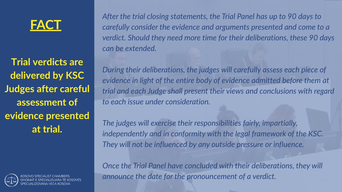 Kosovo Specialist Chambers tweet media
