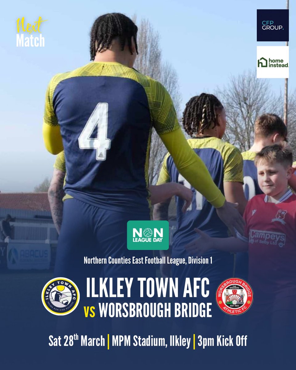 🔵🟡 NON-LEAGUE DAY

The Men's First Team play their last home game of the season this Saturday, in a huge game against Worsbrough Bridge.

Saturday 28 March | 3:00pm KO

In what has been a rollercoaster season, your support would be hugely appreciated!

#nonleagueday #nonleague