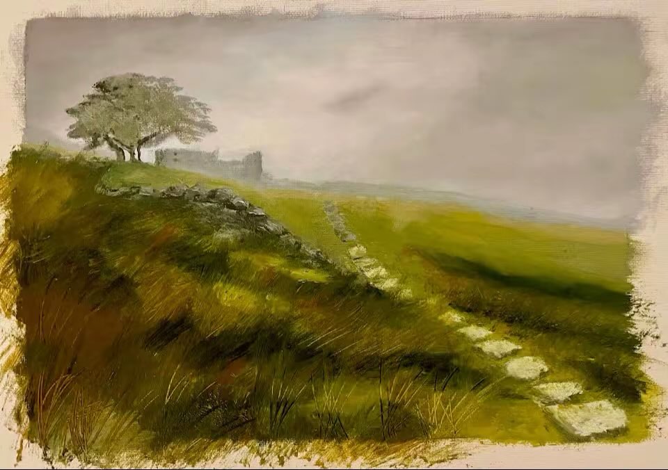 ArtFromTheShed's tweet photo. I painted this ⬇️ then made this ⤵️
Original artwork painted by me in oil on canvas. Video AI generated just for the smiles! 😊
#wutheringheights #oilpainting #emilybronte #topwithins #haworth #cathy #heathcliffe https://t.co/W9Zng0OWwZ