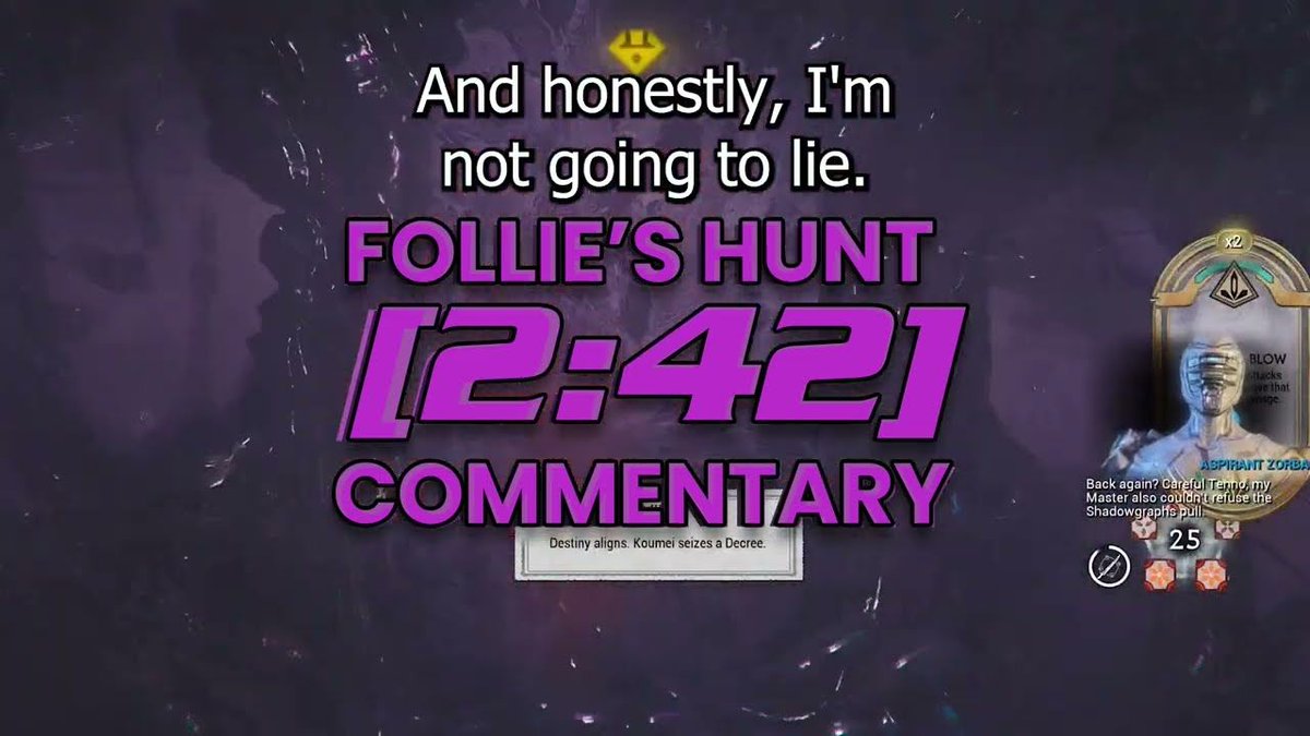 OMWProductions_'s tweet photo. So #Shadowgrapher dropped and a bunch of people have told me their are already bored of #follie hunt.

We reduced the run time of the mission to below 3 minutes, which should really improve the overall experience

https://t.co/YXN9YhioMn 

#youtube #warframe #speedrun #gaming https://t.co/mUwZYBWYSz