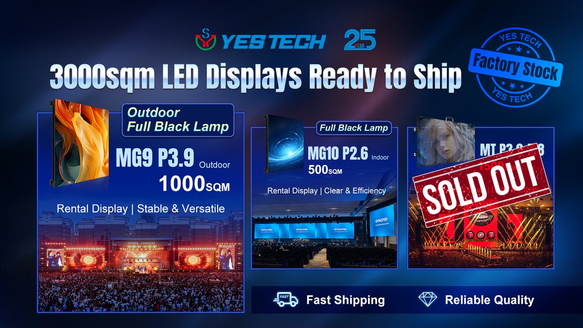 YES TECH led display tweet media