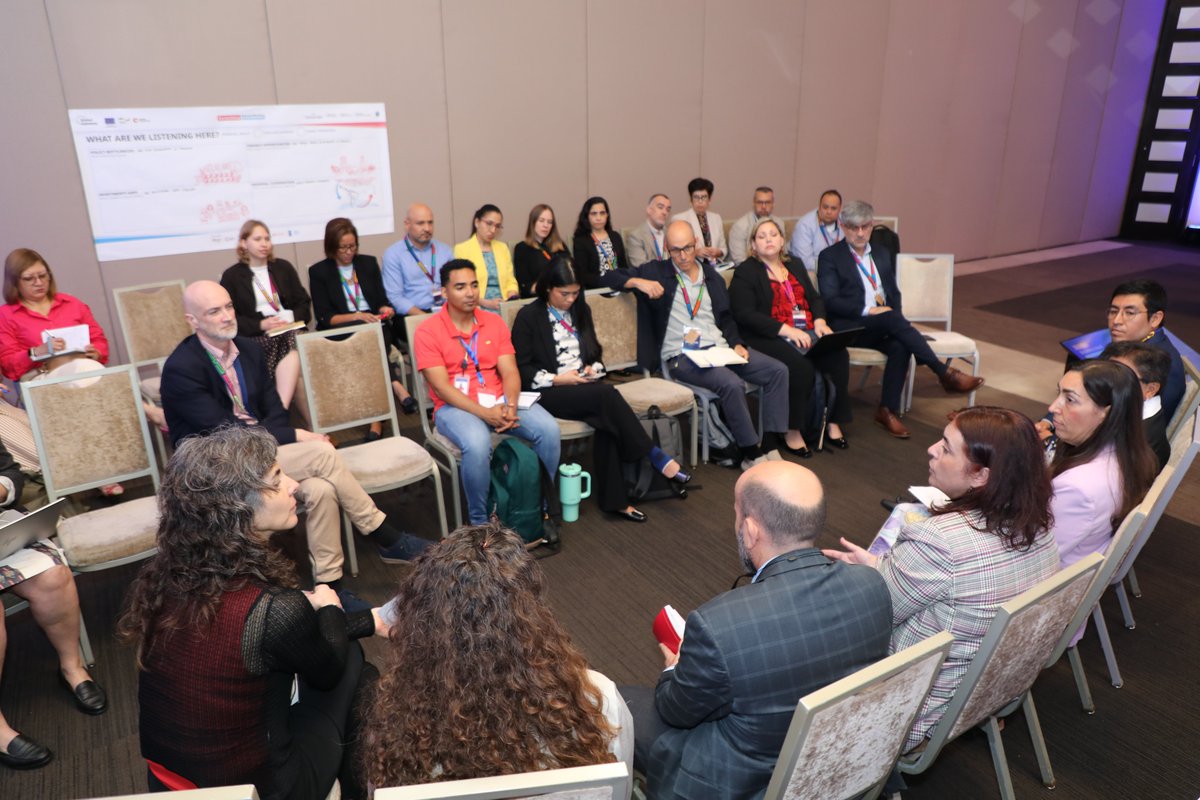 fiap_es's tweet image. 🔚Acaba el Encuentro Anual EUROCLIMA en Panamá. Entre otros:

🫱🏽‍🫲🏾Fortalecemos la coordinación y avanzamos en los objetivos ambientales y climáticos #GlobalGateway. 

🔁Abordamos desafíos oportunidades en economía circular y transición energética.