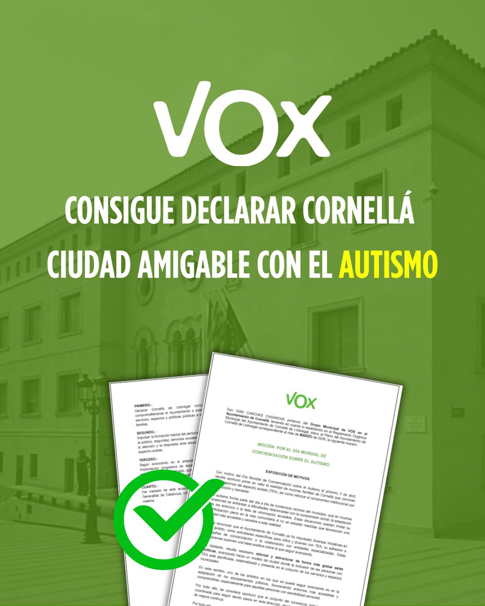 VOX Cornellà de Llobregat tweet media