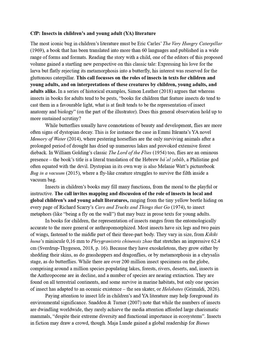 Int'l Research Society for Children's Literature tweet media