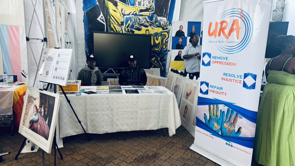 URASAFRICA's tweet photo. We’ve officially kicked off at the Human Rights Festival!

Come visit us at the URA stand at Activism Row 👇

Let’s connect, talk, and engage.

#HumanRightsFestival #StandUp4HumanRights #HRF2026
@VisitConHill https://t.co/dWZCfWjpoU