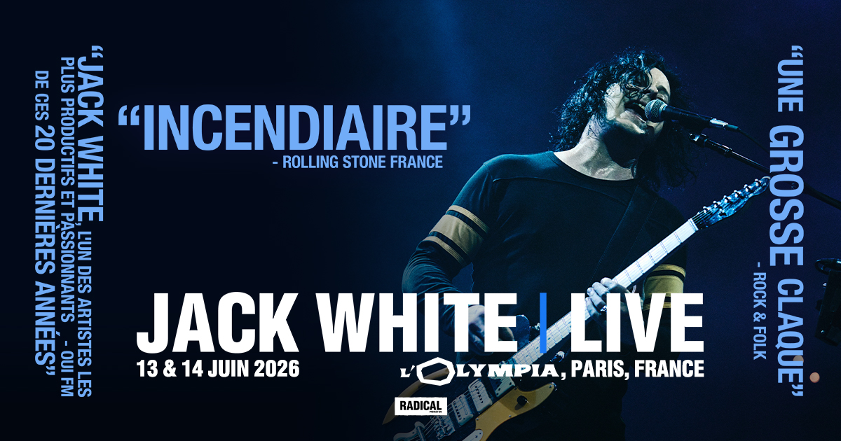 RollingStoneFra's tweet image. CONCERT : Jack White annonce son grand retour à Paris à l’occasion de deux concerts prévus à @OLYMPIAHALL les 13 et 14 juin : rollingstone.fr/jack-white-ann…

#jackwhite #olympia #concert #rock