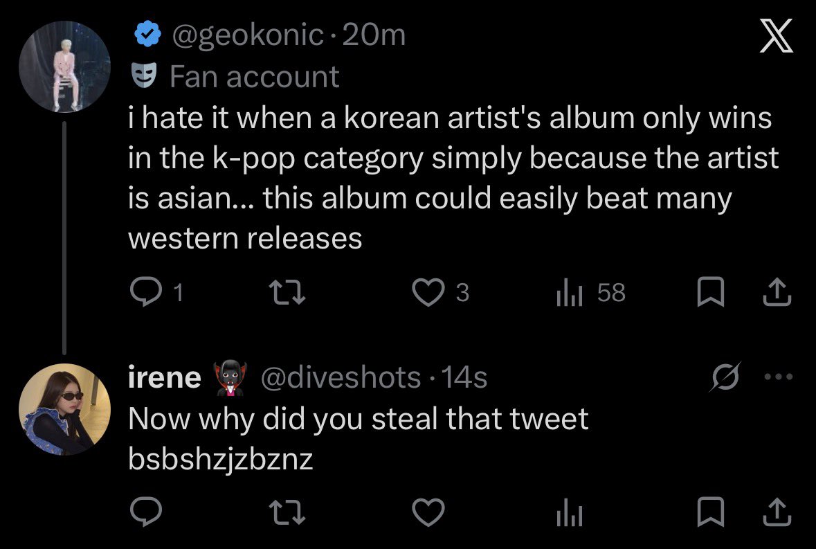 irene 🧛🏿♀️ tweet media