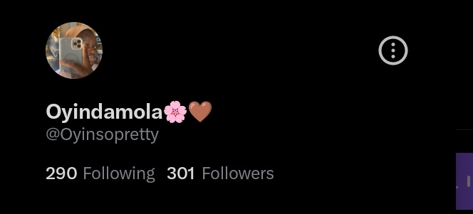 Oyindamola🌸🤎 tweet media