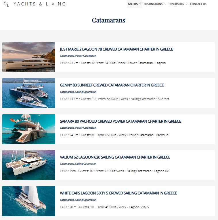 yachtsandliving's tweet photo. Crewed Power Catamaran In Athens Riviera Greece
by Yachts &amp; Living 
Power Catamaran &amp; Sailing Catamarans

#Yachts #Catamaran #Summervacation #Crewedyacht #Greece
https://t.co/WoIJVYeBWU https://t.co/1sE3w9CKYs