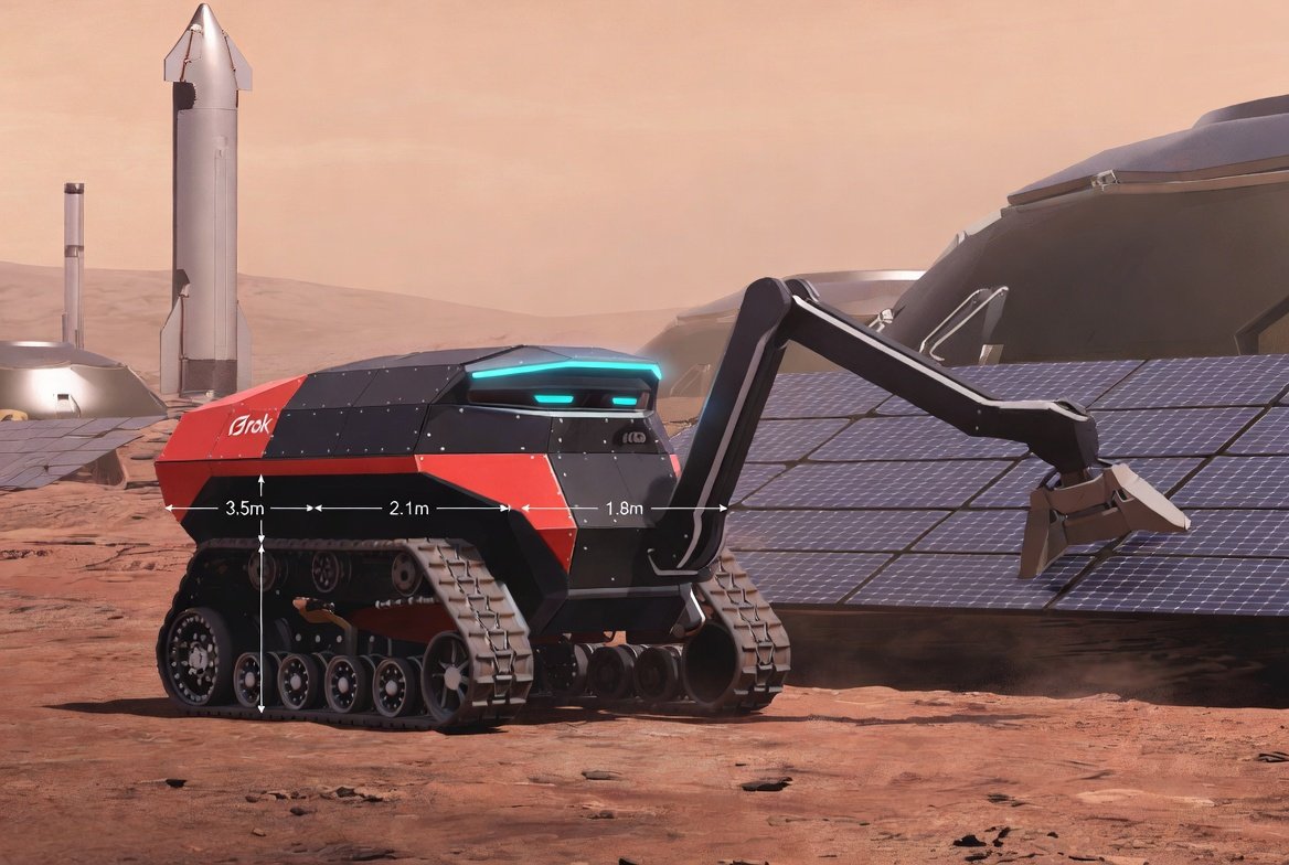 SassValleyDoll's tweet photo. Your gonna announce you love CyberXAp arent you. I feel it in my bones. 🙃🔥
CyberXAp – compact 14kg tracked robot with Grok AI that cleans Tesla Solar Roofs & high-rises. Mars-ready from day one. @elonmusk @xai @grok @Tesla @Tesla_Optimus @SpaceX
#CyberXAp #TeslaSolar #Grok #Optimus #Mars #Starship #SolarCleaning #TeslaRobot
