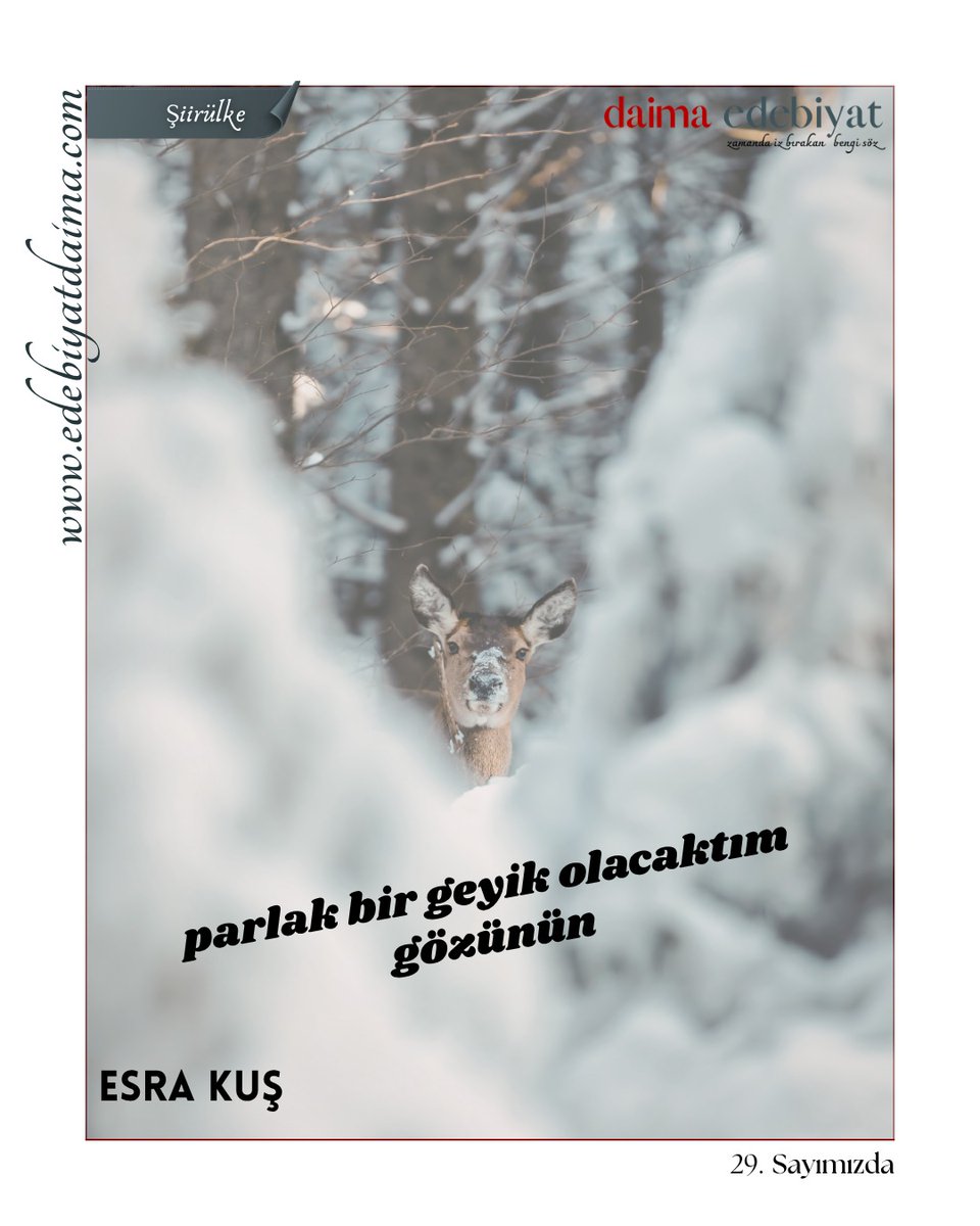 Daima Edebiyat • Kültür, Sanat, Edebiyat Dergisi tweet media