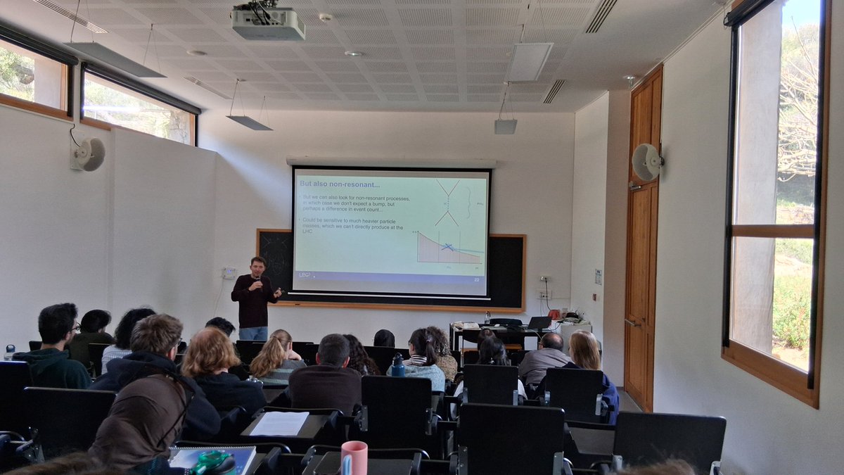 imapp_in's tweet photo. BCD School 2026 🏝️ day #4
Prof. Emmanuel Stamou from @TU_Dortmund proposed “𝑇ℎ𝑒 𝑠𝑡𝑟𝑜𝑛𝑔 𝐶𝑃 𝑝𝑟𝑜𝑏𝑙𝑒𝑚 𝑎𝑛𝑑 #𝐴𝑥𝑖𝑜𝑛𝑠 ”. Then, a 𝑝𝑜𝑠𝑡𝑎𝑙 𝑐𝑎𝑟𝑑 from Rencontres de Moriond and “𝐵𝑒𝑦𝑜𝑛𝑑 𝑆𝑡𝑎𝑛𝑑𝑎𝑟𝑑 𝑀𝑜𝑑𝑒𝑙 𝑠𝑒𝑎𝑟𝑐ℎ𝑒𝑠” by Dr. @LouieCorpe https://t.co/NBChUMNA5g