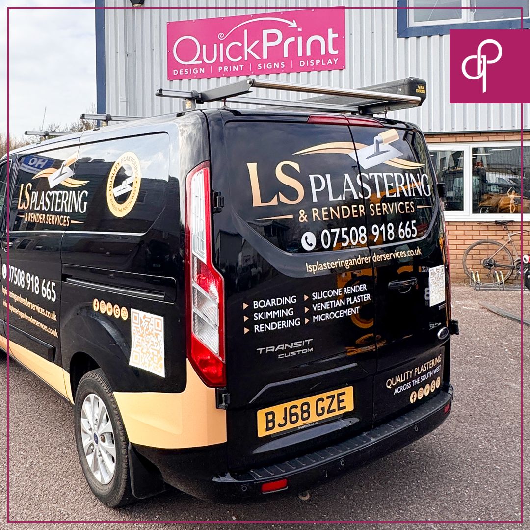 QuickPrintUK's tweet image. Lewis at LS Plastering and Render Services was looking for an impacting presence on the road.

We designed, #printed &amp;amp; applied the stunning gold, silver and white #livery.

Your vehicle can have a similar impact. Browse our vehicle graphic library:
quickprint.co.uk/design_gallery…