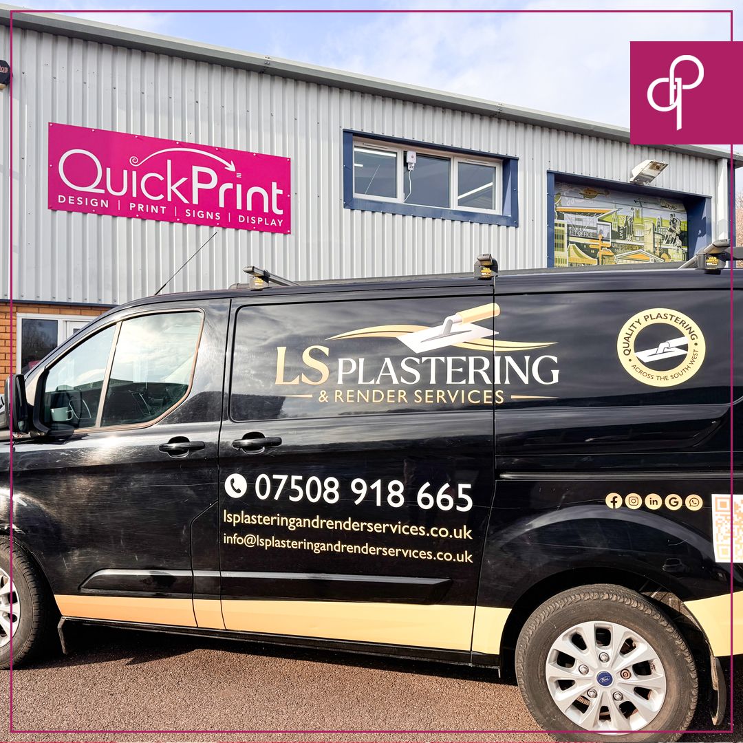 QuickPrintUK's tweet image. Lewis at LS Plastering and Render Services was looking for an impacting presence on the road.

We designed, #printed &amp;amp; applied the stunning gold, silver and white #livery.

Your vehicle can have a similar impact. Browse our vehicle graphic library:
quickprint.co.uk/design_gallery…