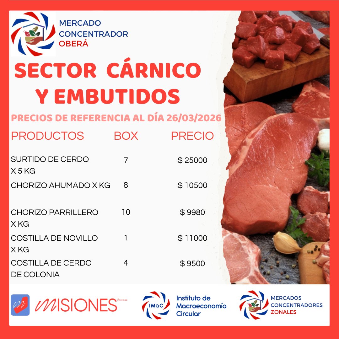 IMaCMnes's tweet photo. Estas son las ofertas de la semana del Mercado Concentrador Zonal de Oberá.

¡No dudes en acercarte! https://t.co/EGz3cNbEGI