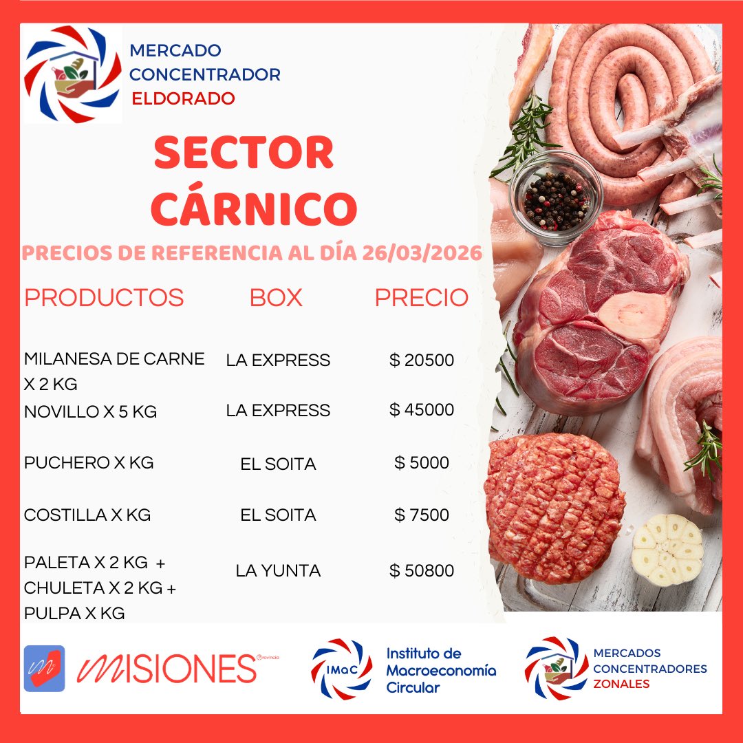 IMaCMnes's tweet photo. Estas son las ofertas de la semana del Mercado Concentrador Zonal de Eldorado.

¡No dudes en acercarte! https://t.co/8UzKFpQWz6