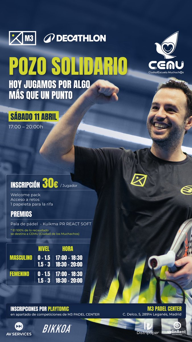 M3 Padel Academy tweet media