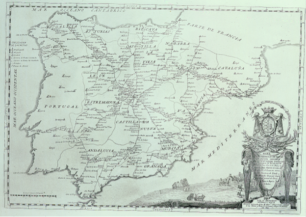 mgrd_x's tweet photo. ¿Cómo se cruzaba España en el s. XVIII? 🗺️🐎 Mañana arranca la #SemanaSanta y nos vamos de ruta siguiendo el "Mapa de las Carreras de Postas" de 1760.
Fijaos en las líneas grabadas que unen cada ciudad: eran los caminos reales donde se cambiaban los caballos. ¡Pura aventura! ✨📜 https://t.co/98KiLd1tYd