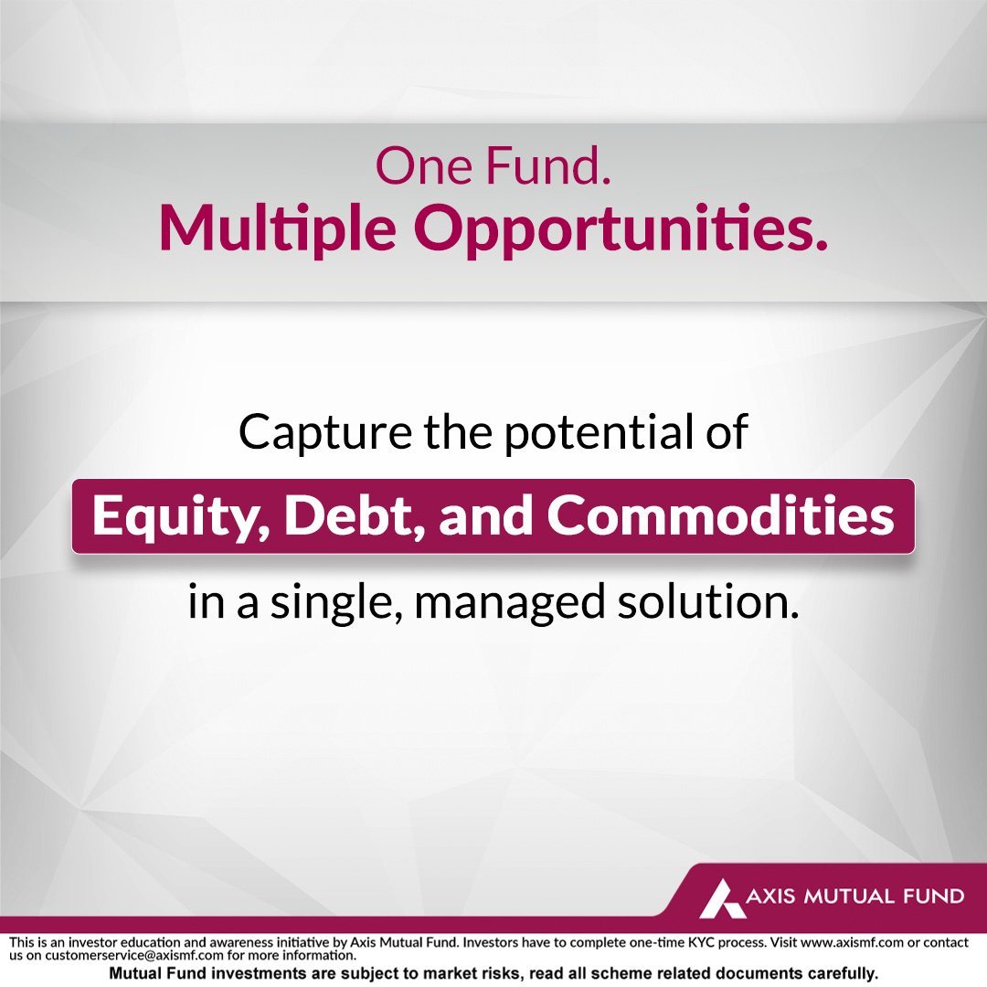 AxisMutualFund's tweet photo. Why choose between growth, stability &amp; diversification? A Multi Asset Allocation Fund brings all 3 together built for different market moods. Make the switch to simpler investing.

Know more: https://t.co/dDVqfkppmI
#MultiAssetAllocationFund #WealthCreation #DiversifiedInvesting https://t.co/uxpiIJyNCm