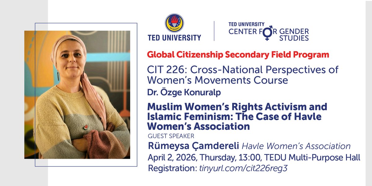 TEDU Center for Gender Studies tweet media