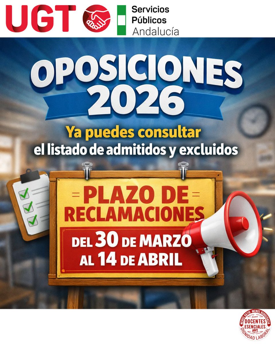 UGT Educación Andalucía tweet media