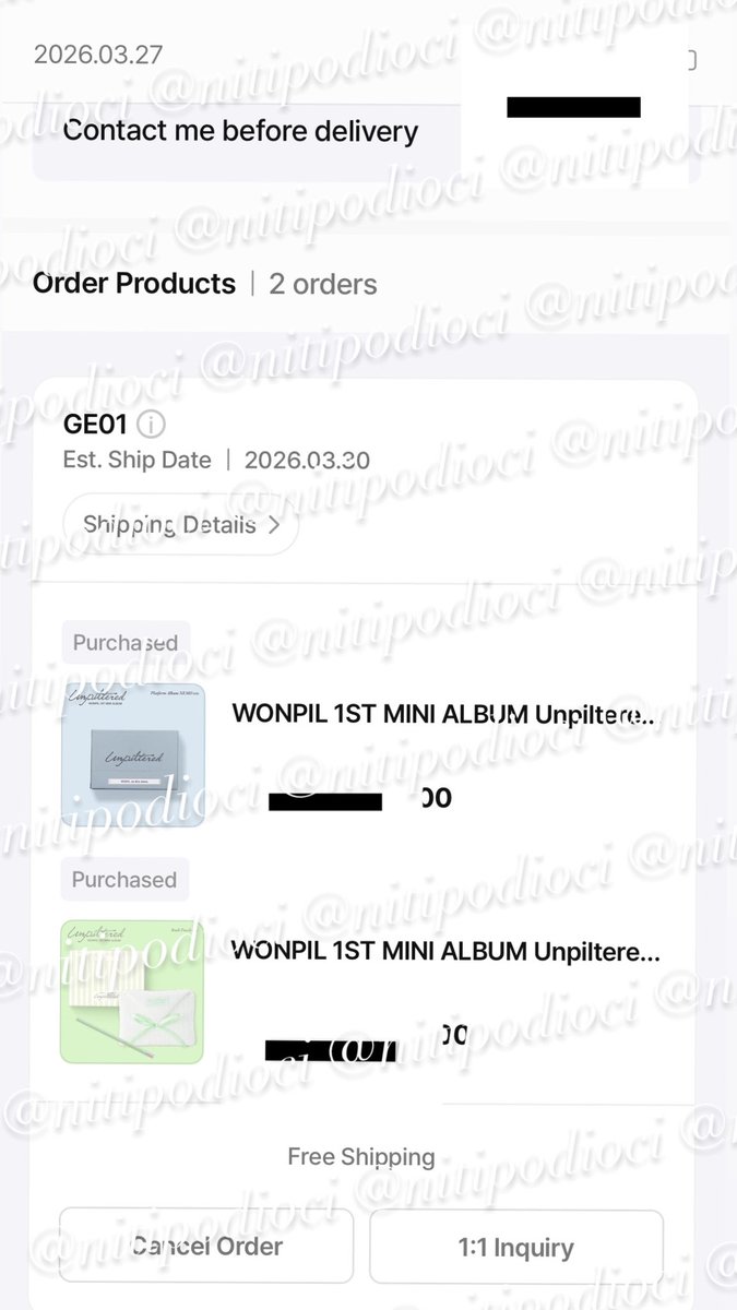jastip hc kr 🇰🇷 ig|@nitipodioci | mt after dm tweet media