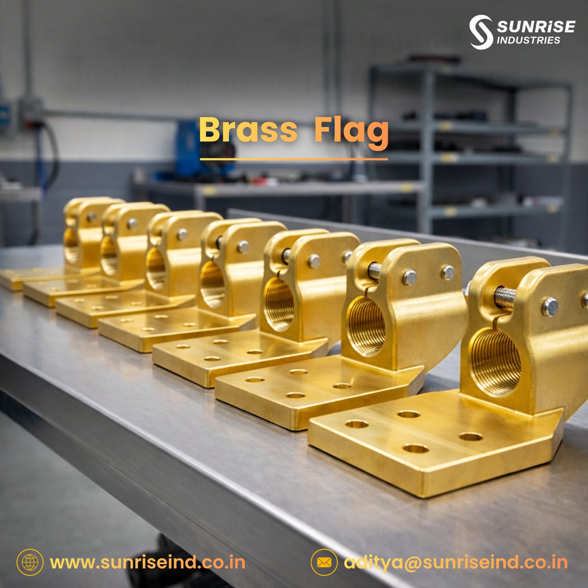 Sunriseind1997's tweet photo. Where craftsmanship meets precision ✨
High-quality Brass Flag components for dependable performance.

🌐 https://t.co/2UKMnDdY5e

#PremiumQuality #BrassEngineering #IndustrialDesign #ManufacturingIndia #SunriseIndustries #EngineeringExcellence #DurableProducts https://t.co/StgTm5oKNx