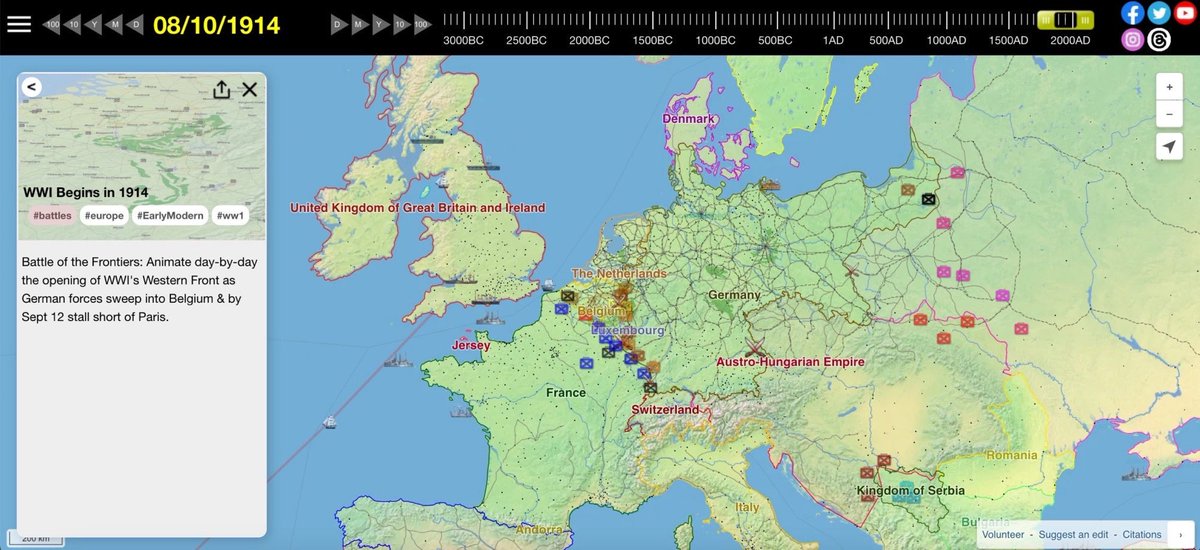 CdeHerodoto's tweet photo. Cartografía en el aula: Herramientas digitales para clases de Geografía e Historia (II)

Recursos digitales gratuitos 🗺️📍

Dos nuevos recursos: GeoCron y Running Reality para trabajar con atlas históricos digitales e interactivos

📲 https://t.co/YjhUIUXr6U https://t.co/a7dqQEvjhz