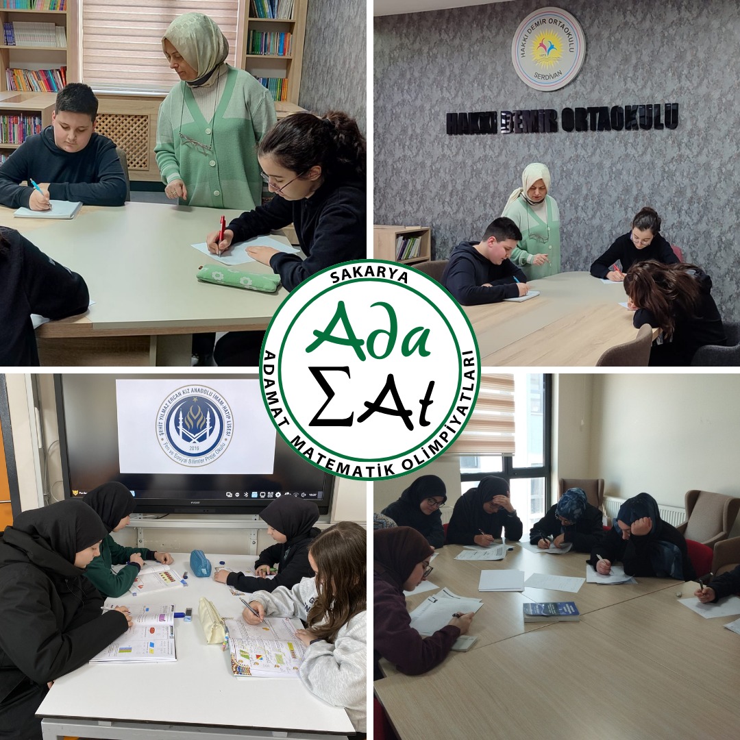 Valiliğimiz himayelerinde yürütülen Adamat Matematik Olimpiyatları için okullarımızda hazırlıklar tüm hızıyla sürüyor! 📚🔢
​Türkiye Yüzyılı Maarif Modeli’nin beceri temelli yaklaşımıyla; analiz eden, problem çözen ve geleceği kurgulayan yetkin nesiller yetiştirmeyi hedefliyoruz.