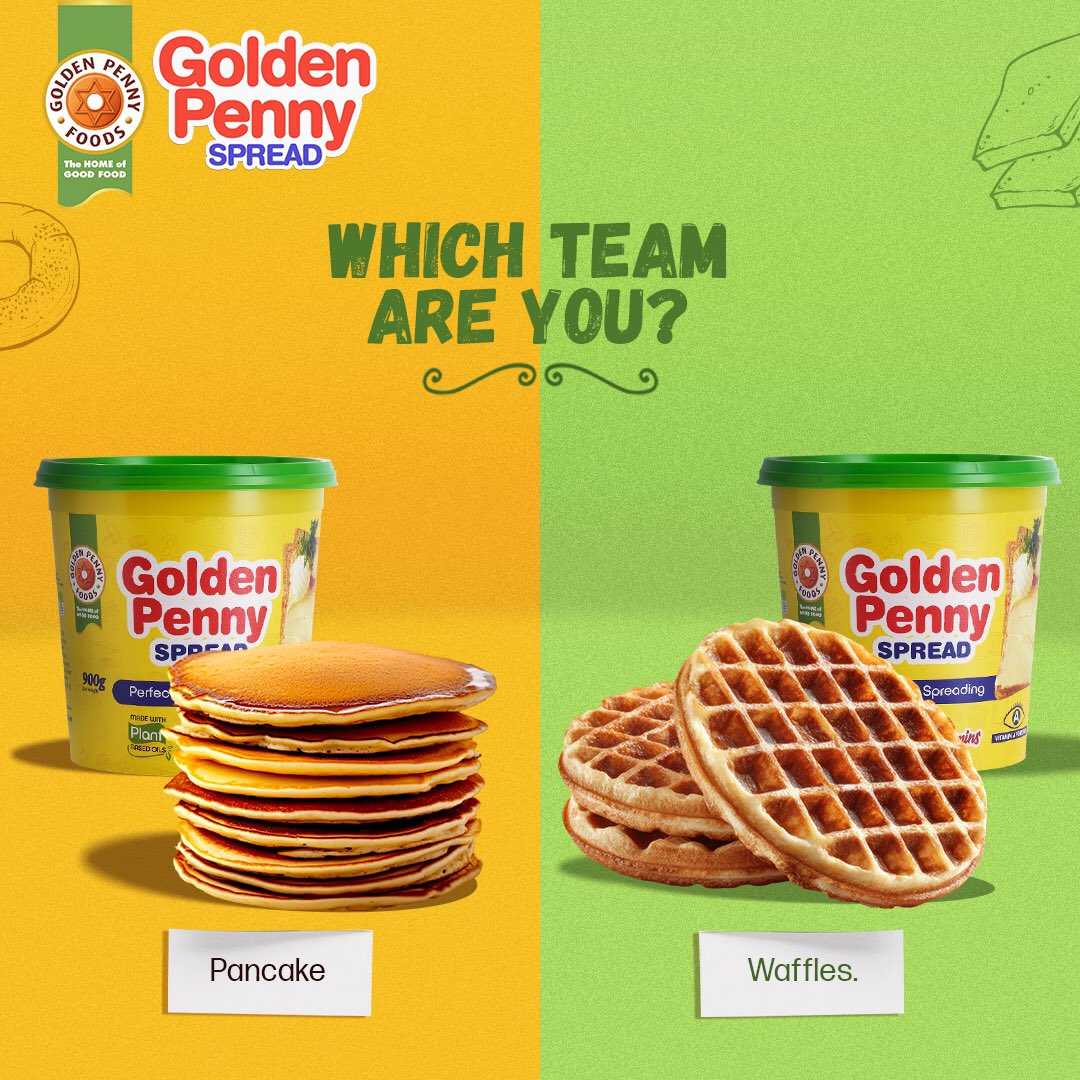 GpennySpreads's tweet image. If you had to choose only 1 for breakfast throughout the year, which would it be?

#GoldenPennySpread
#EasytoSpreadGoodForTheFamily
#GPennySpread
