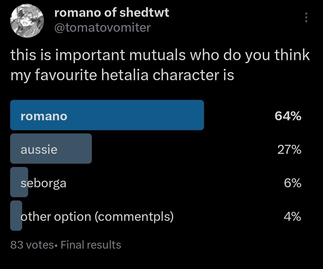 romano of shedtwt tweet media