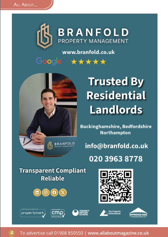 branfold_co_uk's tweet image. Check out the April 2026 issue of All About Magazine to see Branfold Property Management featured again!

Visit branfold.co.uk

#MiltonKeynes #PropertyManagement #BranfoldPropertyManagement #BuckinghamshireBusiness #BedfordshireProperty #LandlordSupport  #Propertymark