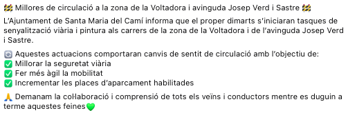 Santa Maria del Camí tweet media