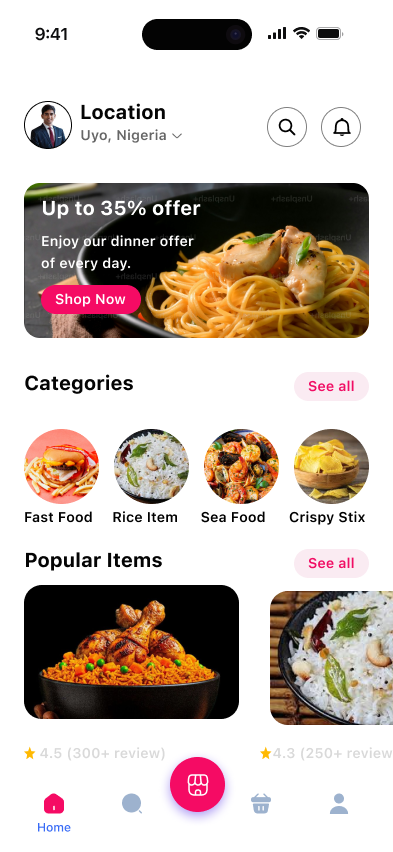 Mmecute_Dayz's tweet image. Built this food app from scratch — no team, no shortcuts.

Now it’s fast, smooth, and actually works the way it should.

If you need someone who can turn ideas into real, functional products… I’m your guy.

Let’s build something that works.
DMs open.
#ui
#mobileapp
#figma