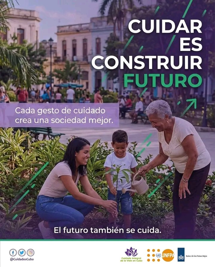 "Cuidar es mucho más que una acción; es la base de la sociedad que queremos. 🌱 Cuando protegemos lo que importa, estamos construyendo el mañana. #CuidarEsConstruirFuturo #CubaEstáFirme #SociedadMejor"